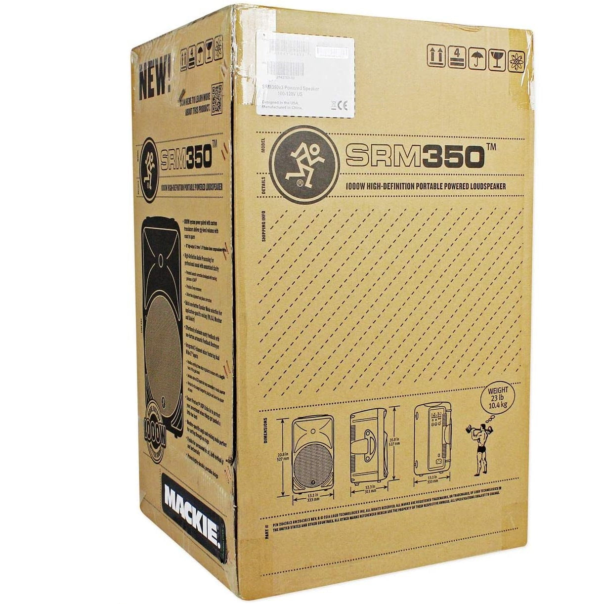 MACKIE SRM350V3 CABINA ACTIVA DE 10 PULGADAS