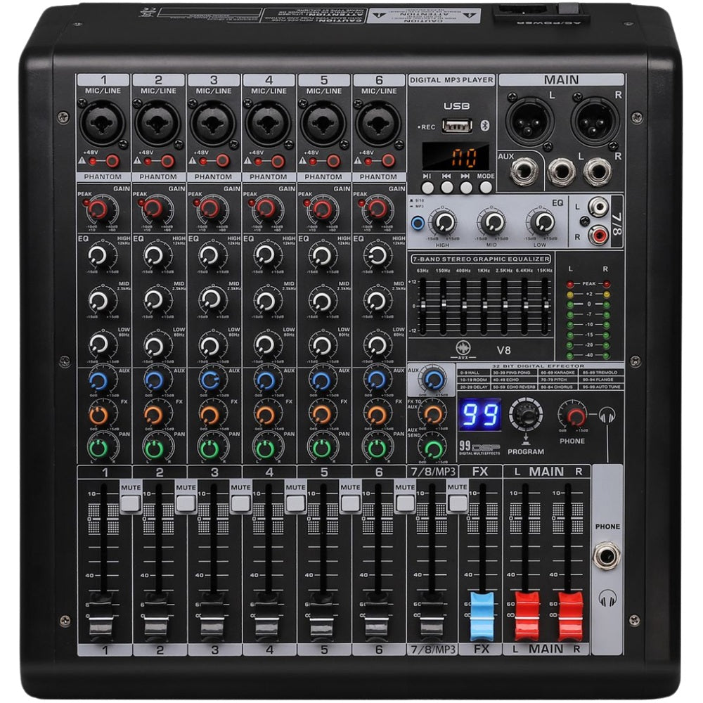 AURORA AVX V8 CONSOLA ANALOGA DE 8 CANALES