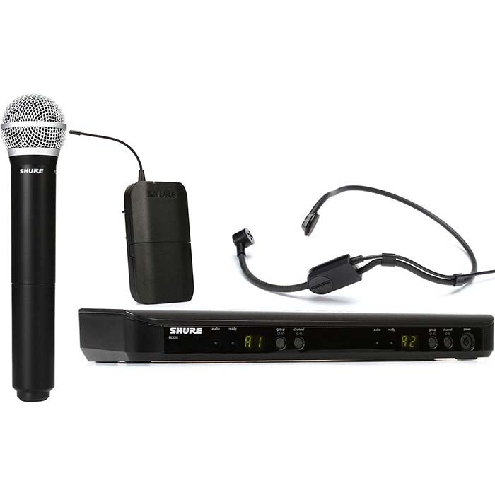 SHURE BLX1288/P31 MICROFONO INALAMBRICO MANO-DIADEMA