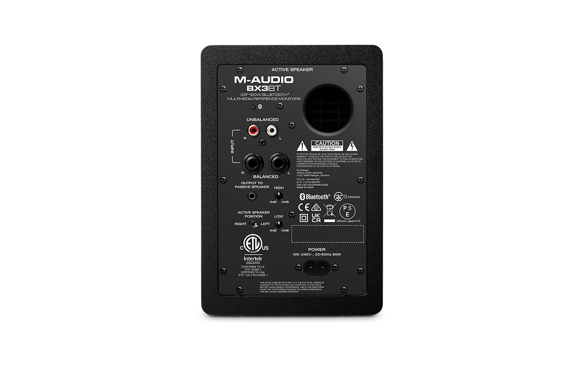 M-AUDIO BX3-BT JUEGO DE MONITORES DE ESTUDIO DE 3 PULGADAS