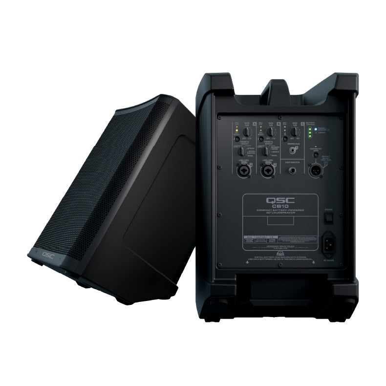 QSC CB10 SISTEMA DE ALTAVOZ COMPACTO DE 10'' BLUETOOTH ALIMENTADO POR BATERÍA