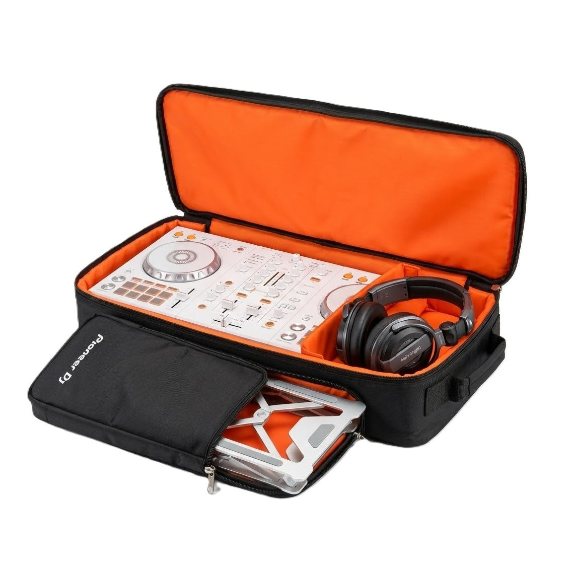 COMBO PIONEER DDJ-FLX4W C/ MALETA AUDIFONO , BASE LAPTOP Y MALETA