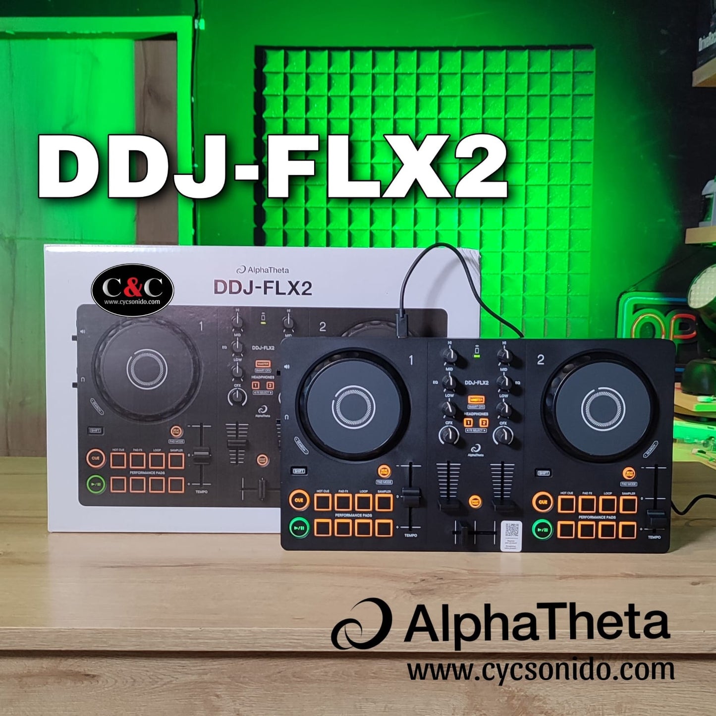 ALPHATHETA DDJ-FLX2 CONTROLADORA DJ