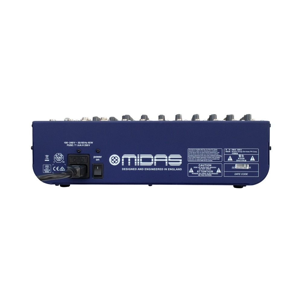 MIDAS DM12 CONSOLA ANALOGA 12 CANALES