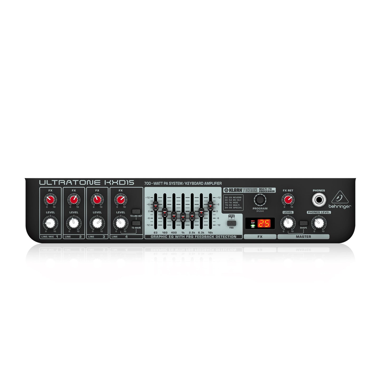 AMPLFICADOR PIANO KXD15 BEHRINGER