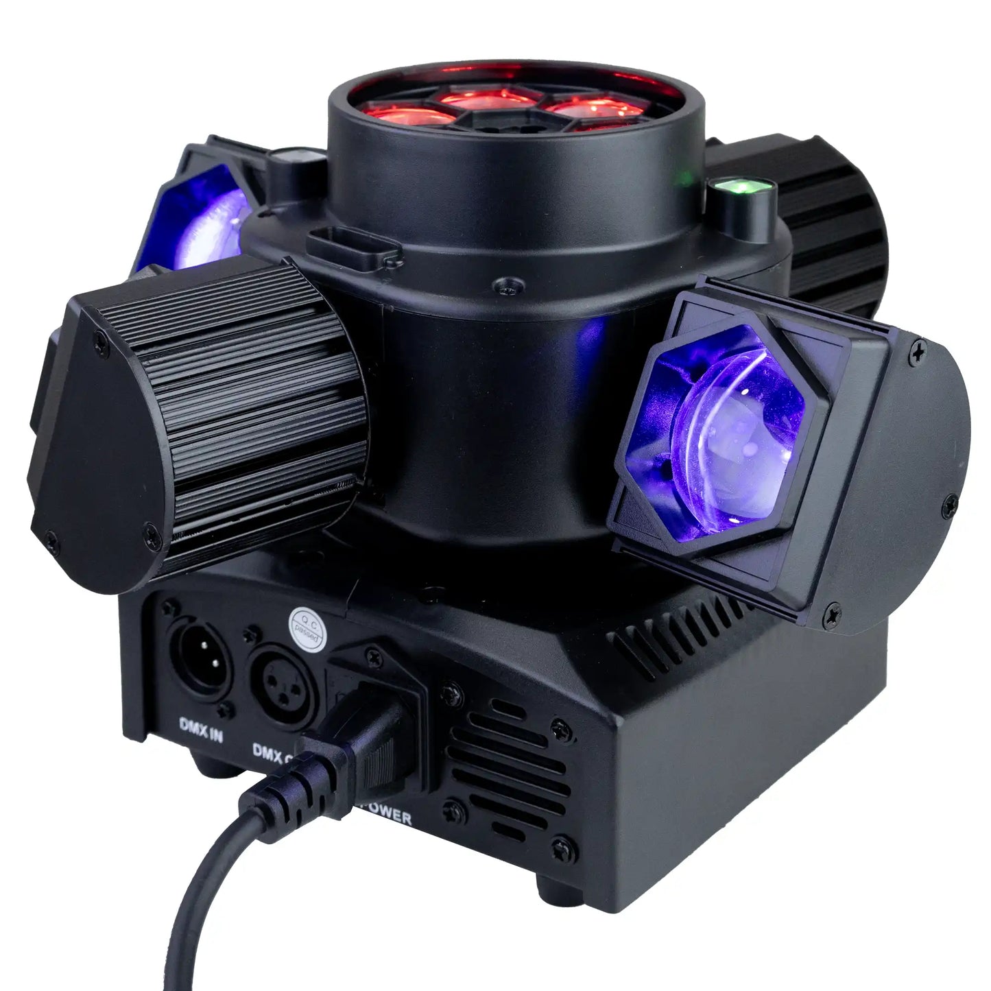 PRO DJ LIGHTING PL462 PARTY CABEZA MOVIL 4 EN 1