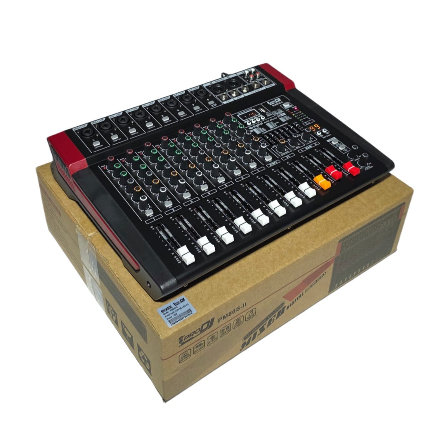 PRO DJ PM80S-II CONSOLA ANALOGA DE 8 CANALES