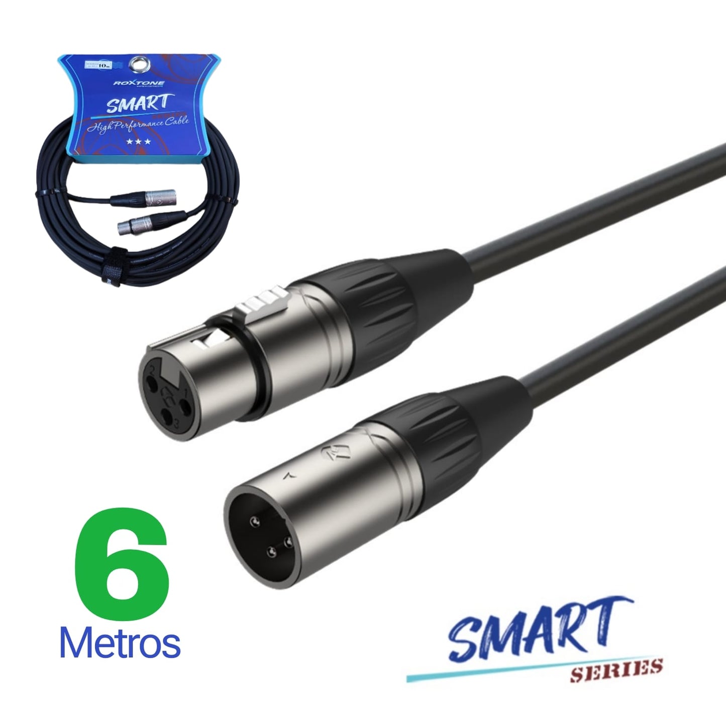 ROXTONE SMXX200L6 CABLE XLR 6 METROS