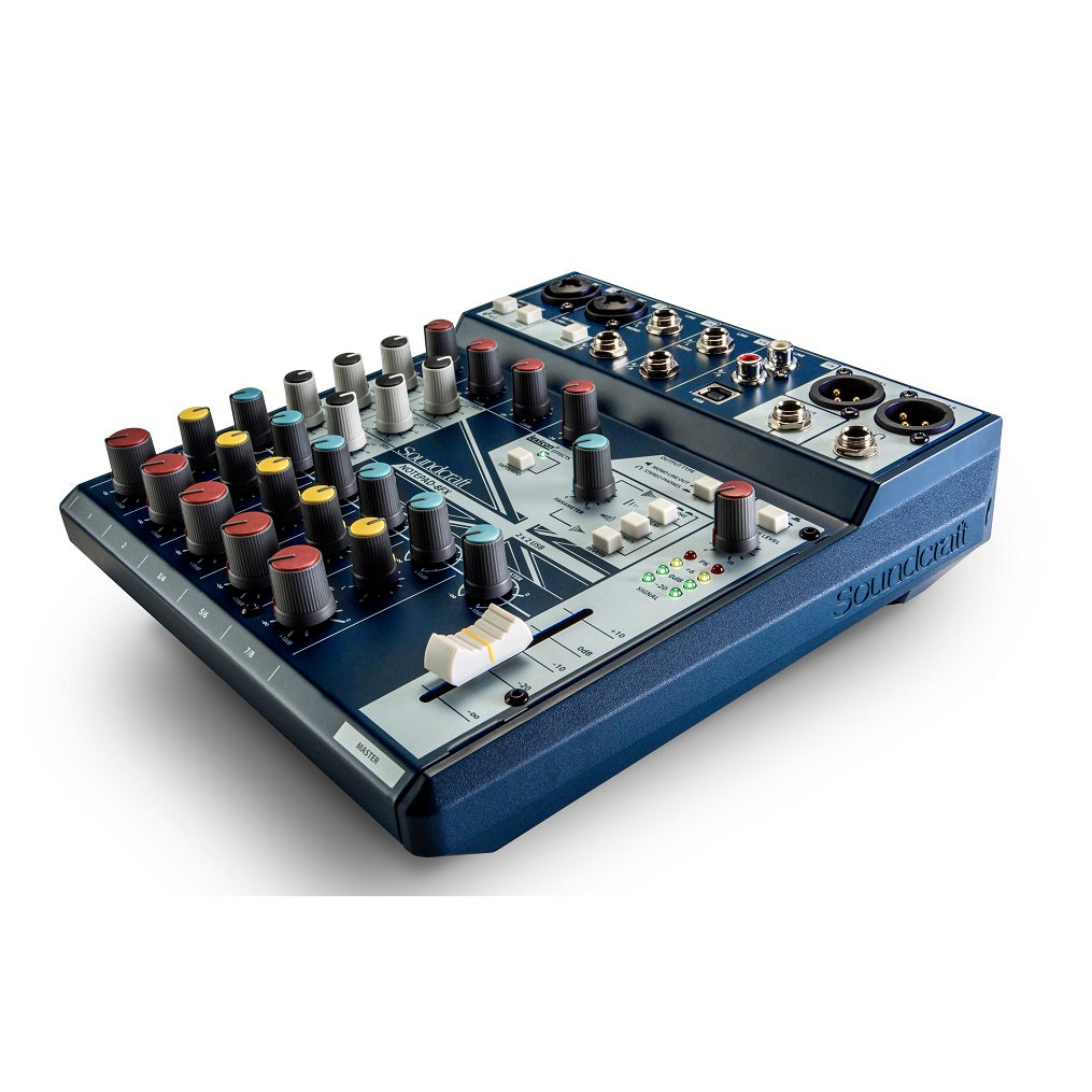 Consola con interfaz Soundcraft Notepad-8FX