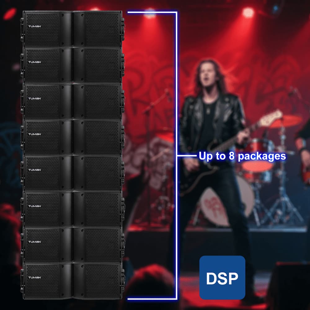 TUMAN TU210LA ARRAY ACTIVO DE 10'' DOBLE CON DSP
