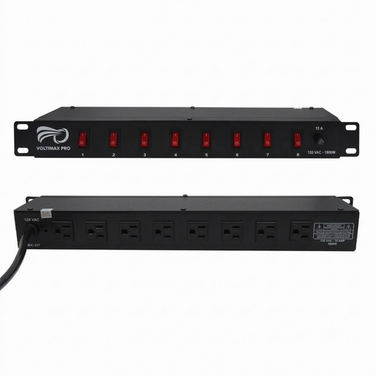 VOLTIMAX MIC337 SWUICHERA PARA RACK 8 TOMAS
