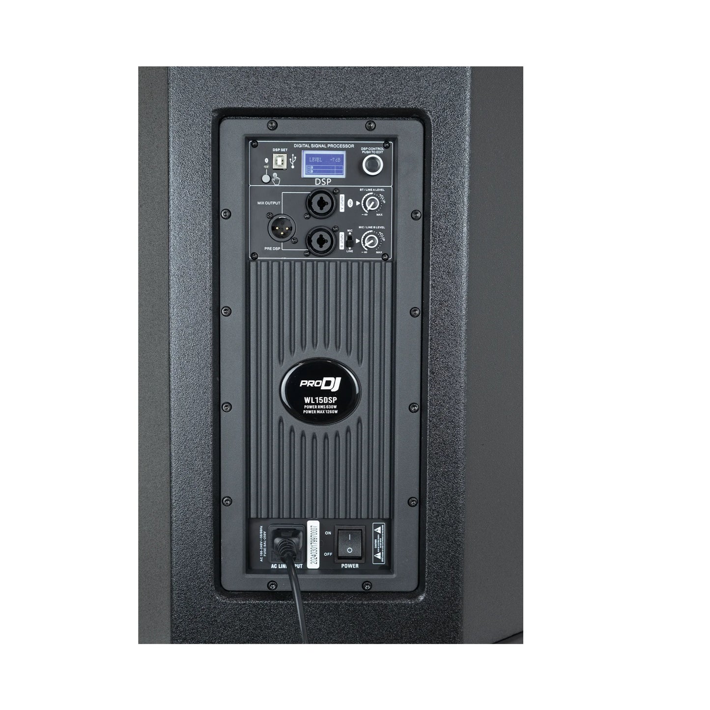 PRO DJ WL15DSP CABINA ACTIVA 15''