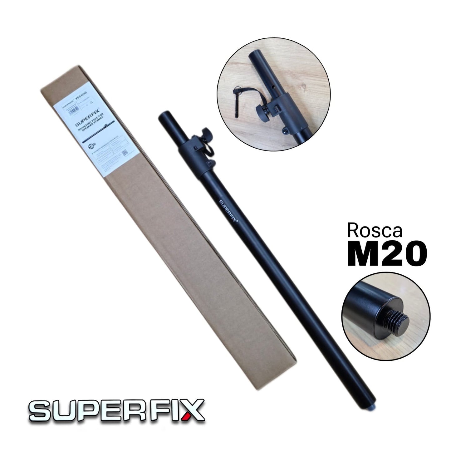 SUPERFIX XSS404B POSTE PARA MONTAJE ROSCA M20