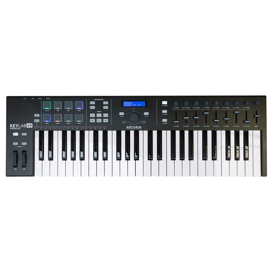 ARTURIA CONTROLADOR KEYLAB 49 ESSENTIAL NEGRO MKII