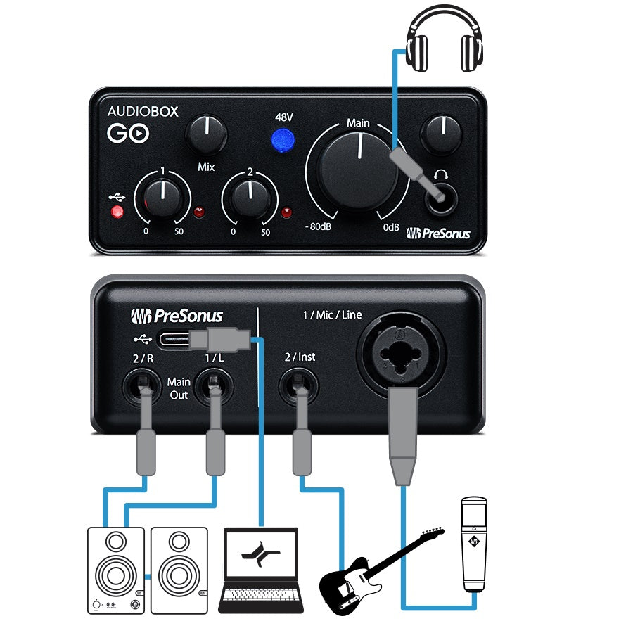 Interfaz presonus AudioBox GO
