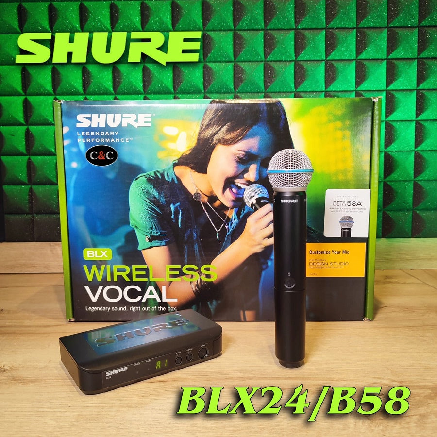 SHURE BLX24/B58 MICROFONO INALAMBRICO