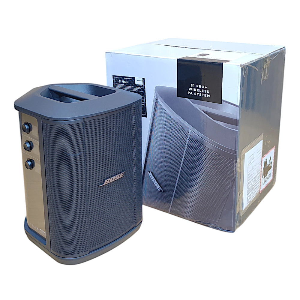 Caja del sistema de sonido portátil Bose S1 Pro Plus con Bluetooth