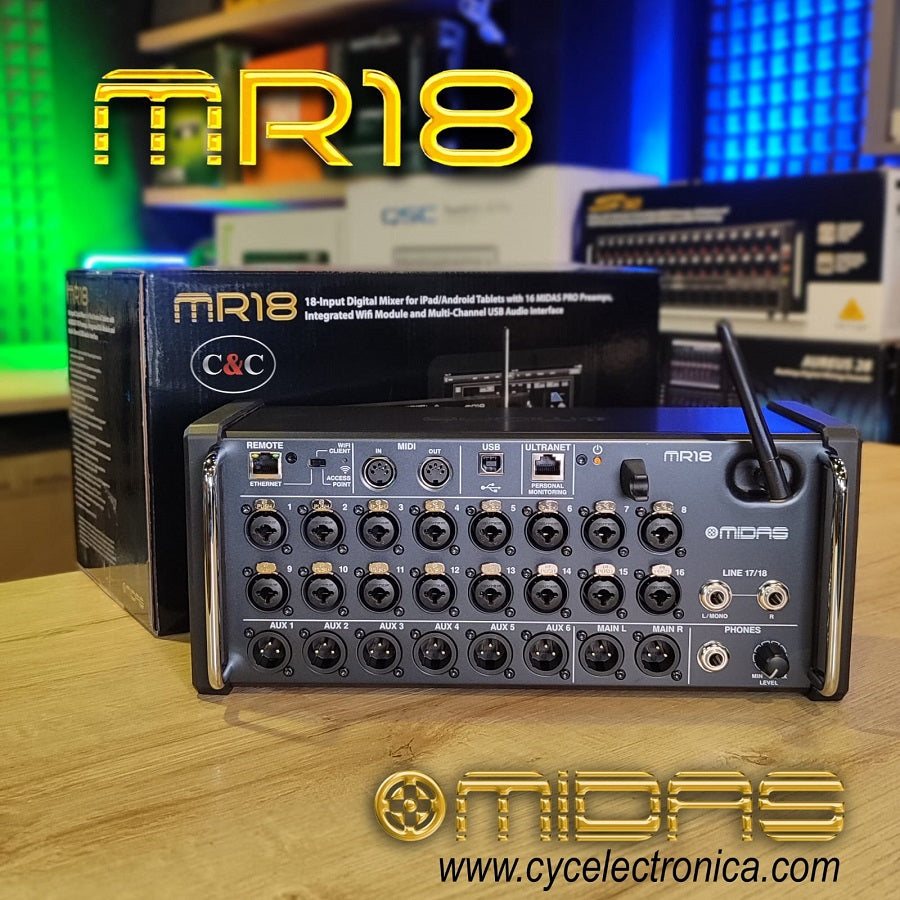 Mezclador midas MR18