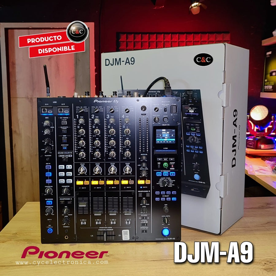 Mesa de mezclas DJ profesional de 4 canales DJMA9