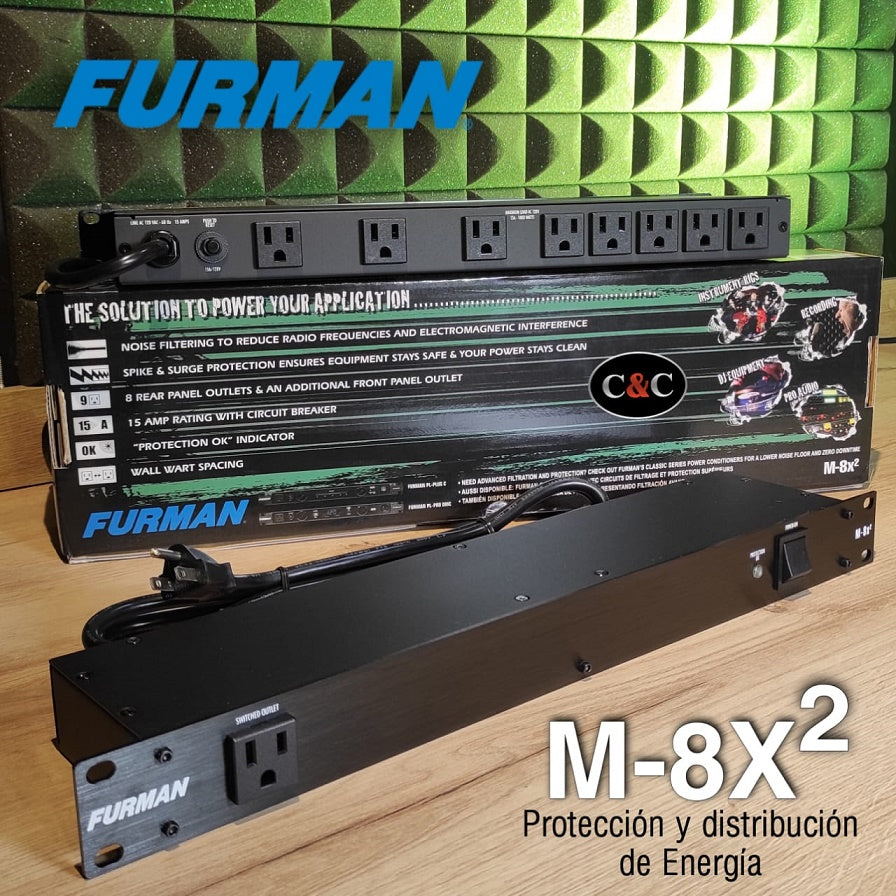 DISTRIBUIDOR DE CORRIENTE FURMAN M8X2