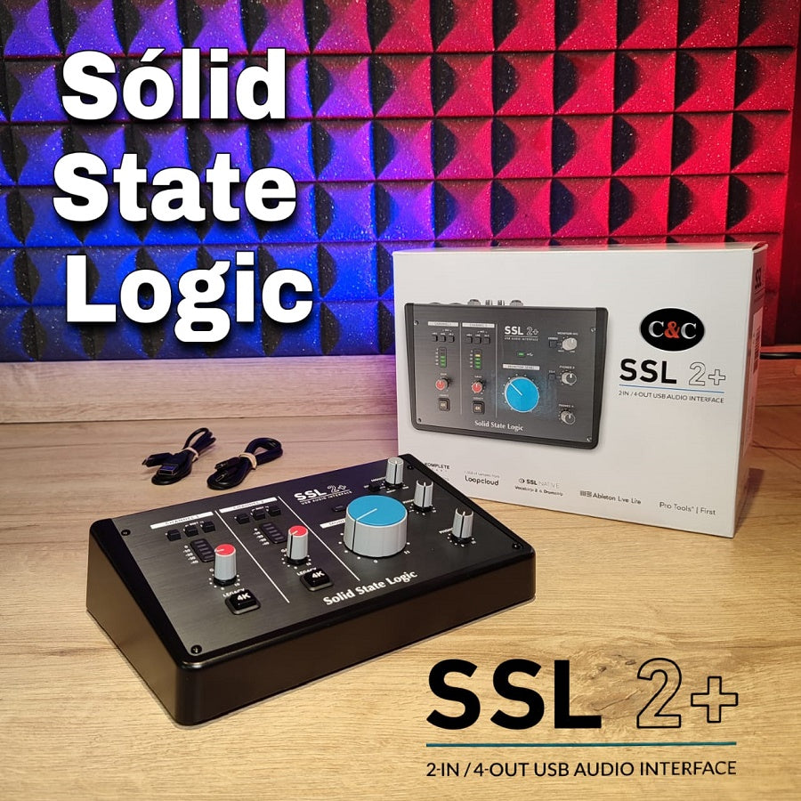 INTERFAZ DE AUDIO USB SOLID STATE LOGIC SSL2+