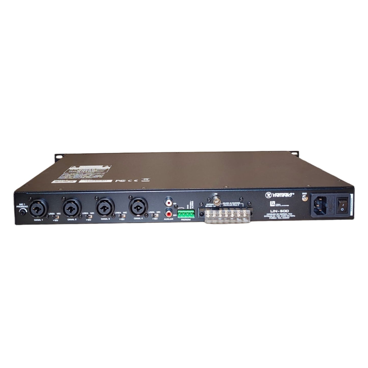 MEZCLADOR YAMAKI LIN-60D AMPLIFICADOR 60W