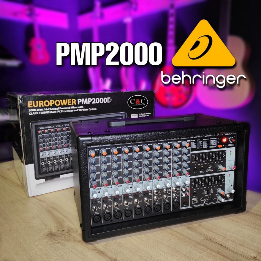 BEHRINGER PMP2000D CONSOLA AMPLIFICADA