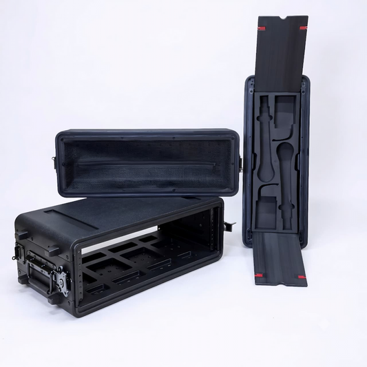 TAURUS 280-3U CASE RACK 3 CUERPOS 2 ESPACIOS PARA MICROFONOS