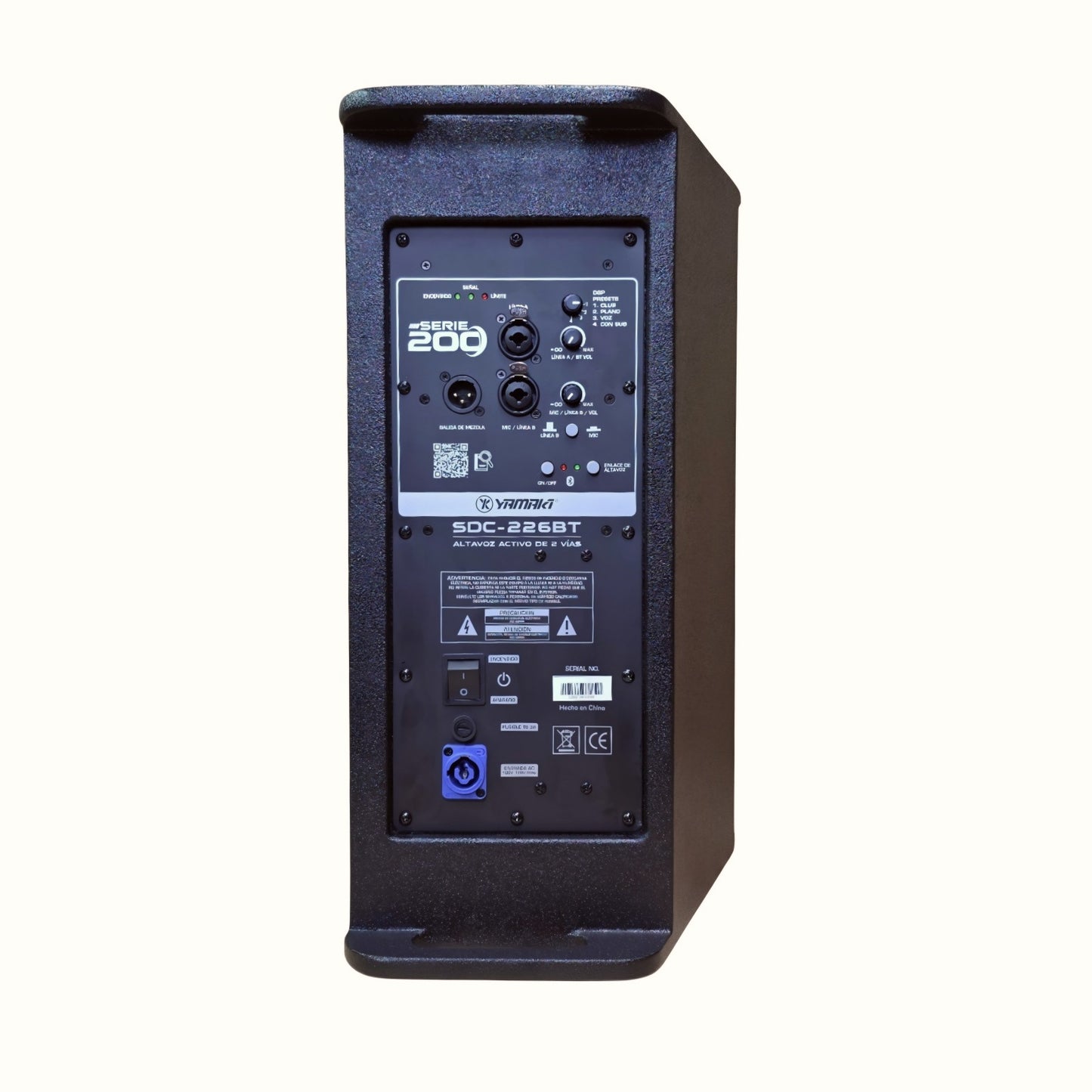 YAMAKI SDC226BT ALTAVOZ ACTIVO 2 VIAS 6.5" X 2