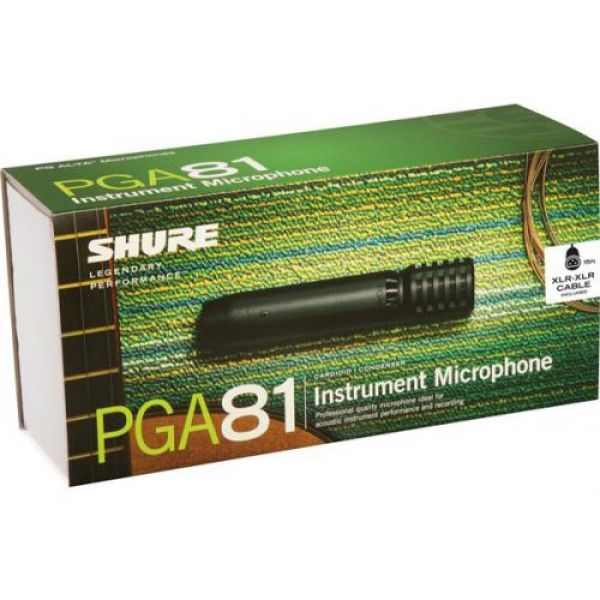SHURE PGA81XLR MICROFONO PARA INSTRUMENTOS