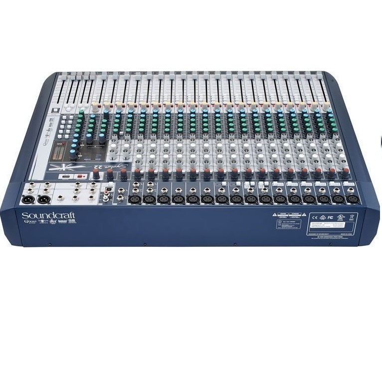 Consola 22 canales soundcraft