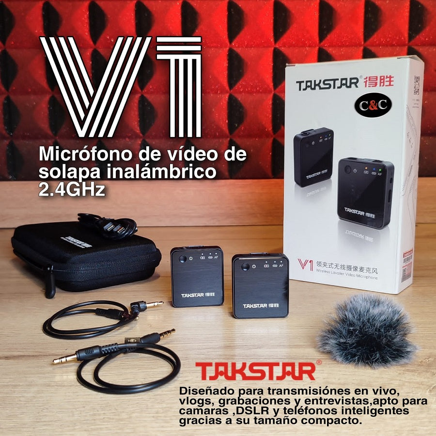 Takstar Wireless v1 Micrófono Inalámbrico