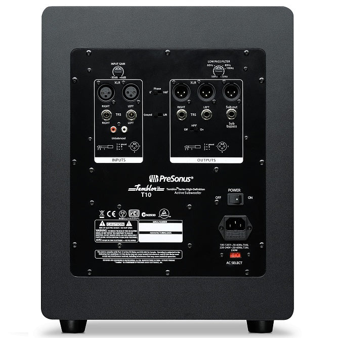 PRESONUS TEMBLOR T10 SBWOOFER 10 PULGADAS