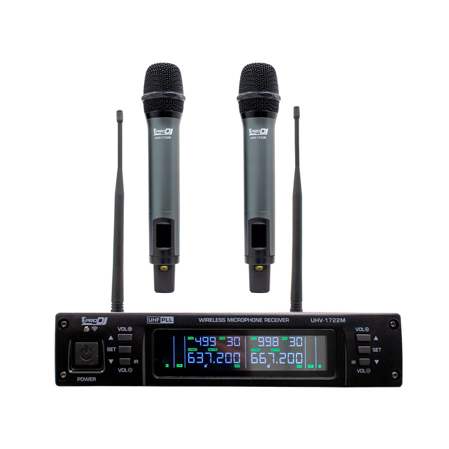 PRO DJ UHV1722M MICROFONO DOBLE