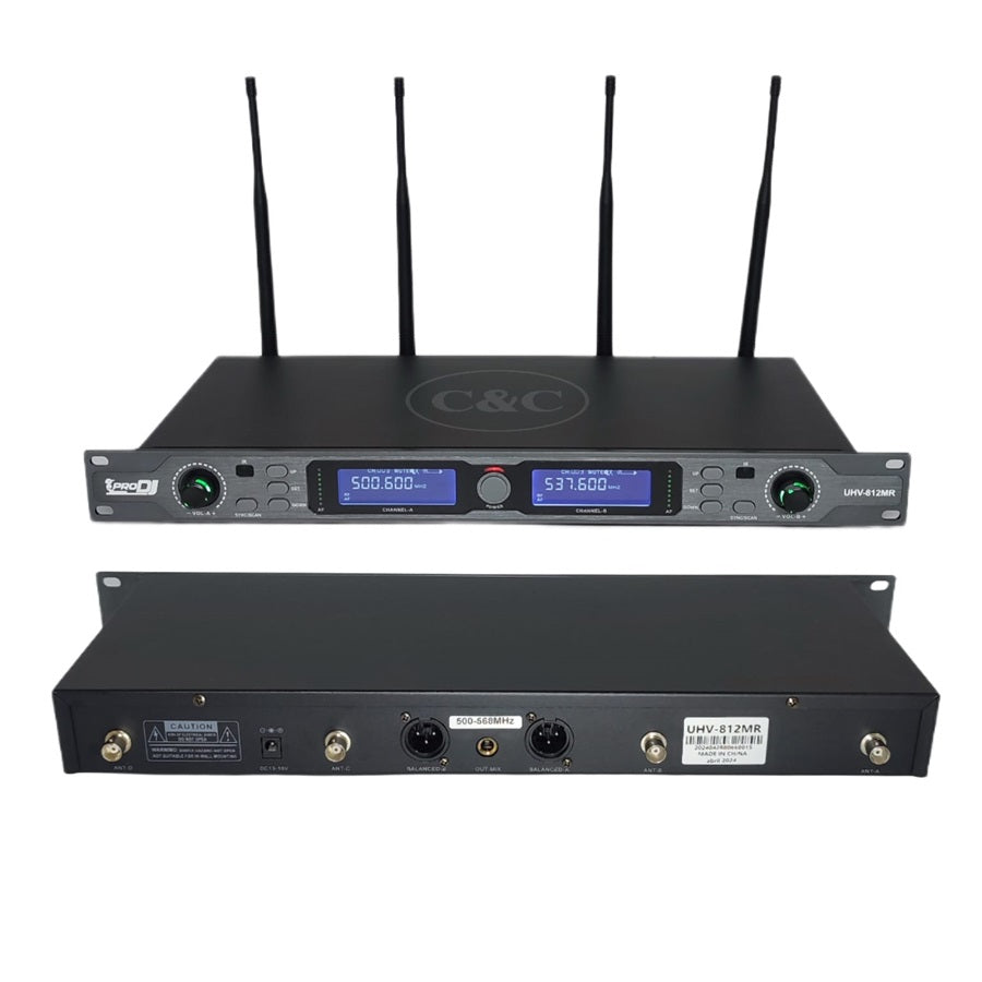 Microfono doble de mano UHV812MR
