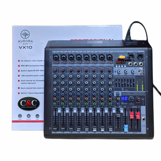 AURORA VX10 CONSOLA ANALOGA 10 CANALES