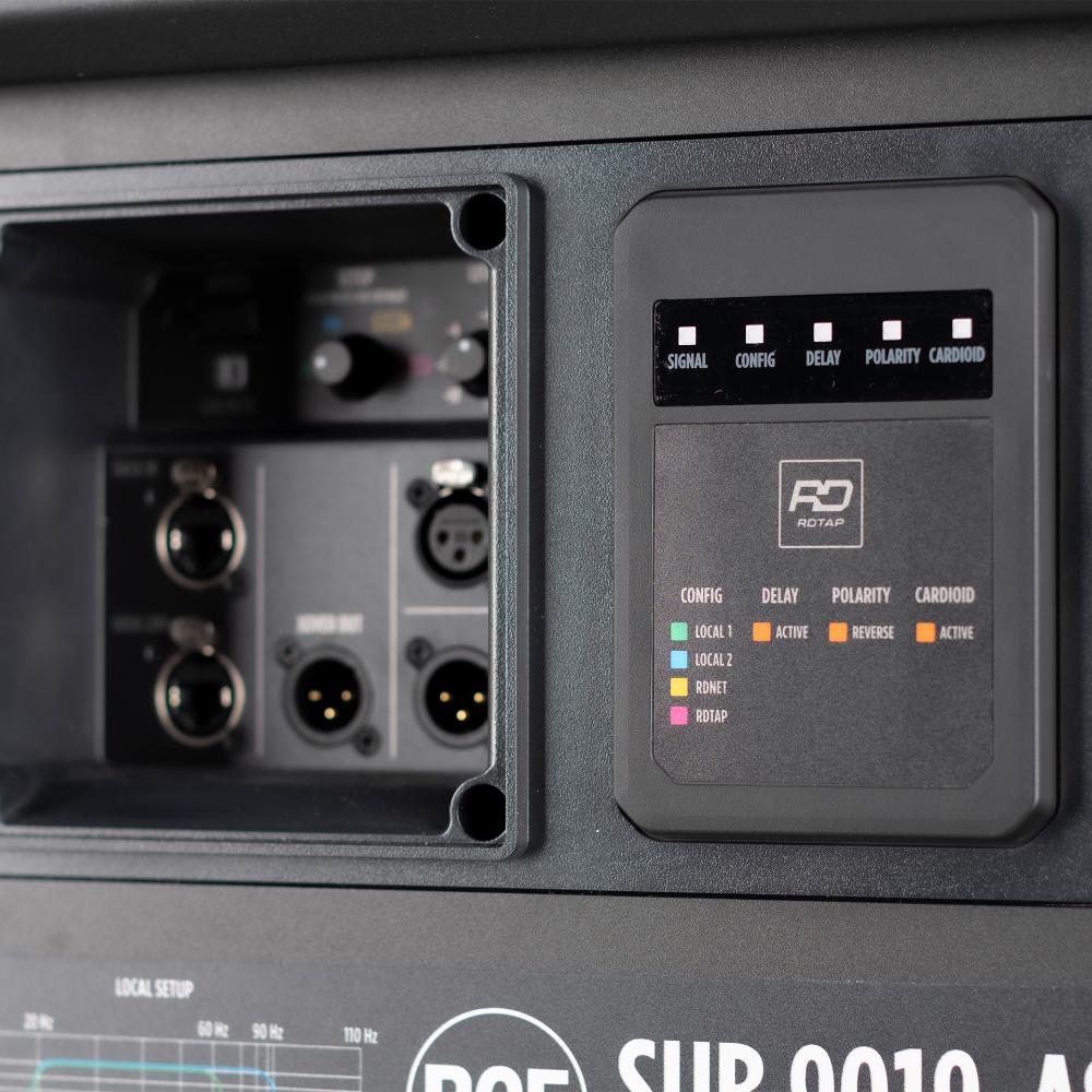 RCF SUB9029-AS BAJO ACTIVO DOBLE DE 19''