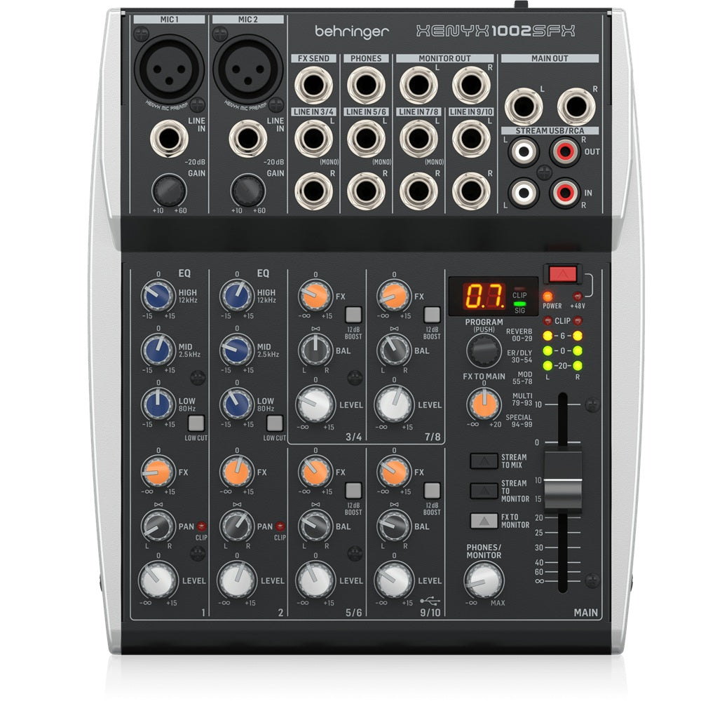 BEHRINGER XENYX 1002SFX CONSOLA ANALOGA