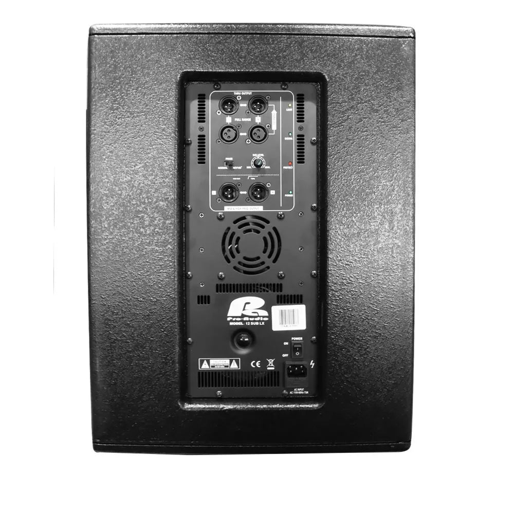 PRO AUDIO 12SUBLX BAJO ACTIVO DE 12 PULGADAS