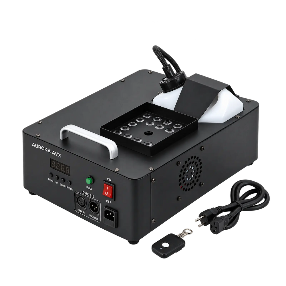 AURORA AVX 1500W 3IN1 FOG MAQUINA DE HUMO 3 EN 1