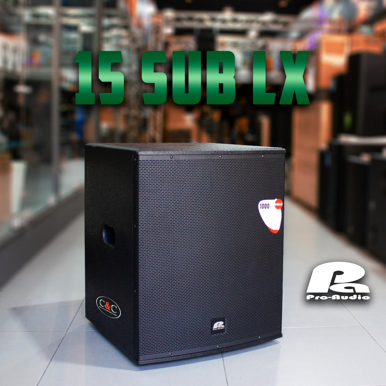 PRO AUDIO 15SUBLX BAJO ACTIVO DE 15 PULGADAS
