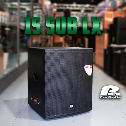 PRO AUDIO 15SUBLX BAJO ACTIVO DE 15 PULGADAS