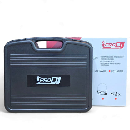 PRO DJ UHV1722MHL MICROFONO INALAMBRICO MANO-DIADEMA