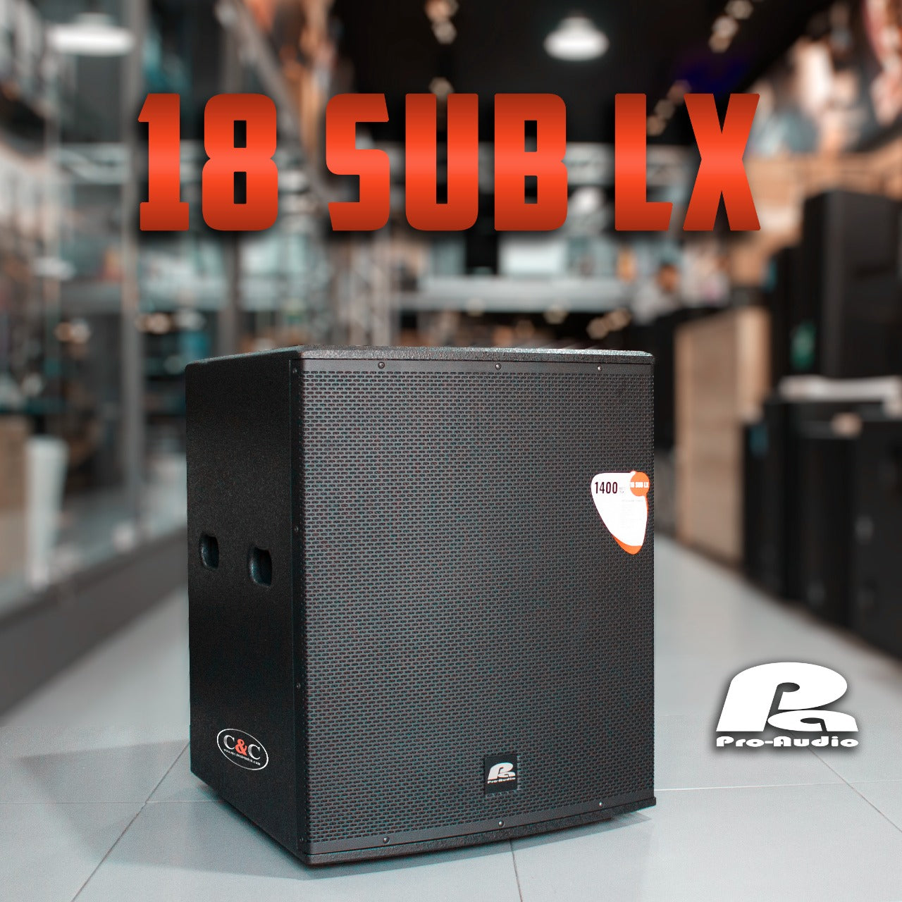 PRO AUDIO 18SUBLX BAJO ACTIVO DE 18 PULGADAS