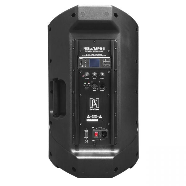 BETA 3  N12AMP3ii CABINA ACTIVA DE 12 PULGADAS CON USB Y BLUETOOTH