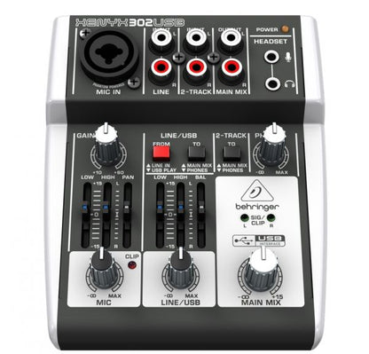 BEHRINGER XENYX 302USB CONSOLA