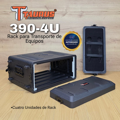 TAURUS 390-4U CASE RACK 4 CUERPOS