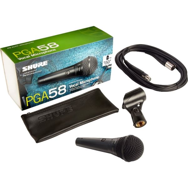 SHURE PGA58XLR MICROFONO VOCAL