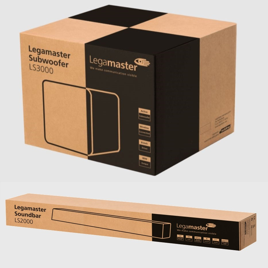 Sistema de sonido legamaster Subwoofer +  Barra de sonido LS200/LS300