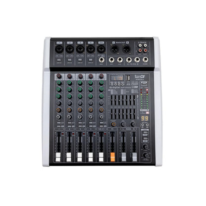 PRO DJ AD6UX-II CONSOLA ANALOGA DE 6 CANALES